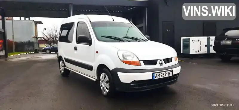 Мінівен Renault Kangoo 2004 1.46 л. обл. Житомирська, Коростень - Фото 1/21