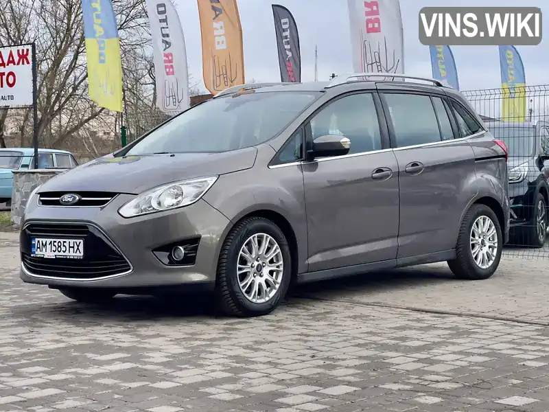 Мінівен Ford Grand C-Max 2014 1.6 л. Ручна / Механіка обл. Житомирська, Бердичів - Фото 1/21