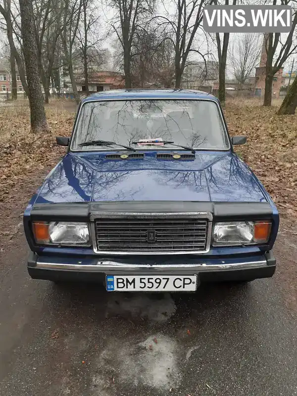 Седан ВАЗ / Lada 2107 2007 null_content л. Ручна / Механіка обл. Сумська, Глухів - Фото 1/16