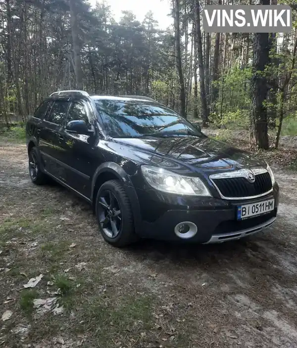 Універсал Skoda Octavia Scout 2011 1.97 л. Автомат обл. Полтавська, Полтава - Фото 1/21