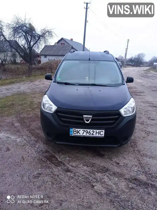 Мінівен Dacia Dokker 2014 1.6 л. обл. Рівненська, Сарни - Фото 1/5