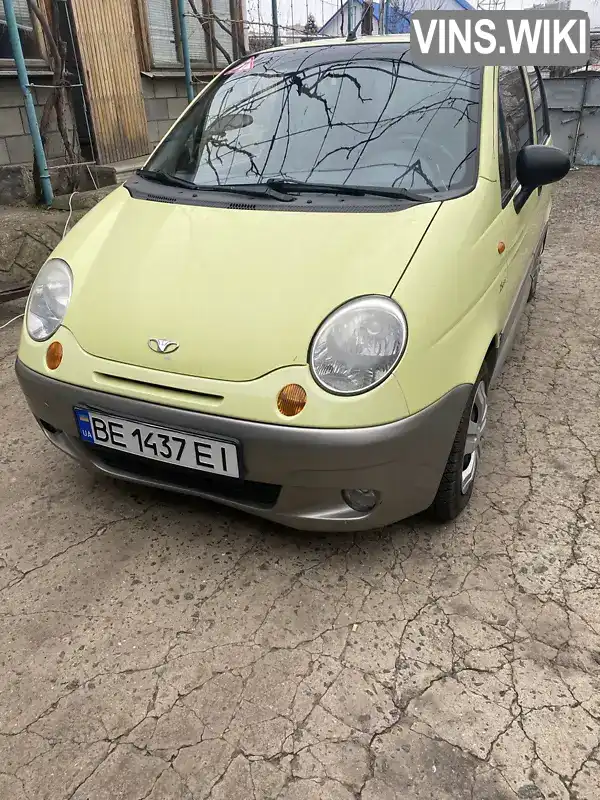 Хетчбек Daewoo Matiz 2007 1 л. Ручна / Механіка обл. Миколаївська, Южноукраїнськ - Фото 1/18