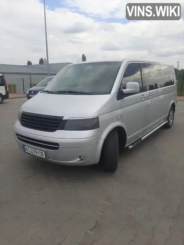 Мінівен Volkswagen Transporter 2005 2.5 л. Ручна / Механіка обл. Волинська, Луцьк - Фото 1/21