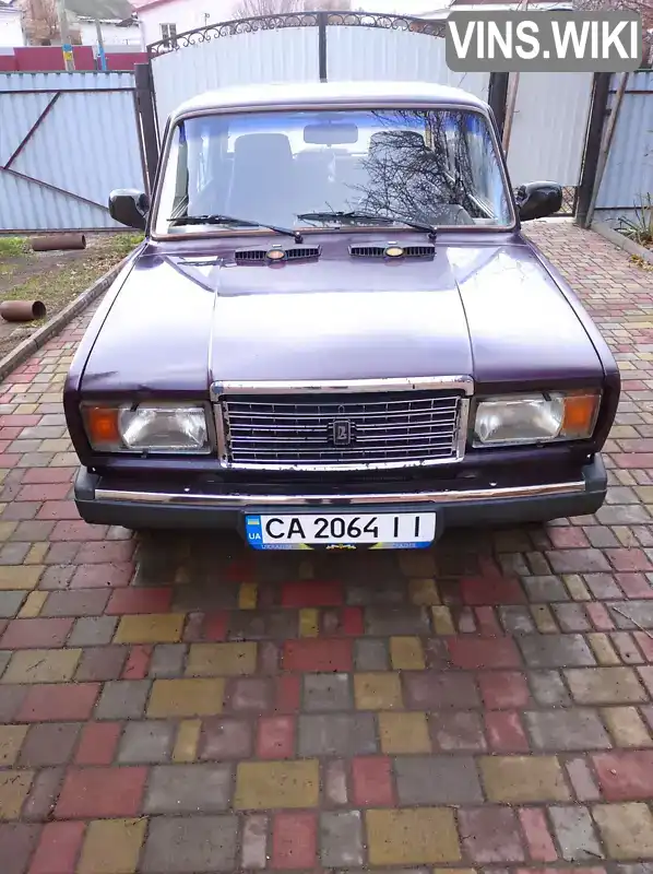 Седан ВАЗ / Lada 2107 1987 1.5 л. Ручна / Механіка обл. Черкаська, Шпола - Фото 1/7