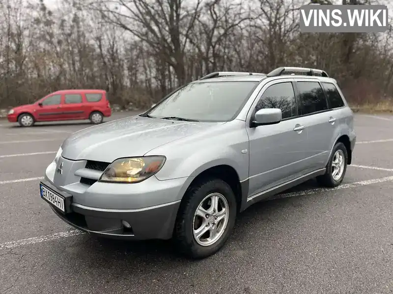 Позашляховик / Кросовер Mitsubishi Outlander 2003 2.38 л. Автомат обл. Полтавська, Полтава - Фото 1/20