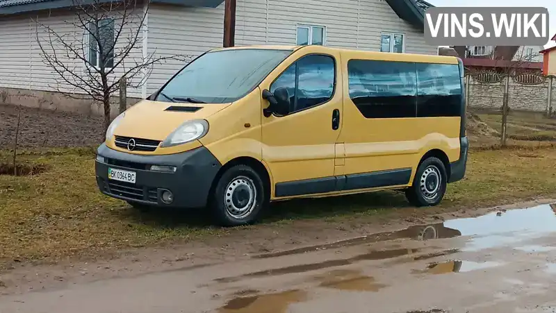 Мінівен Opel Vivaro 2004 1.87 л. Ручна / Механіка обл. Рівненська, Сарни - Фото 1/21