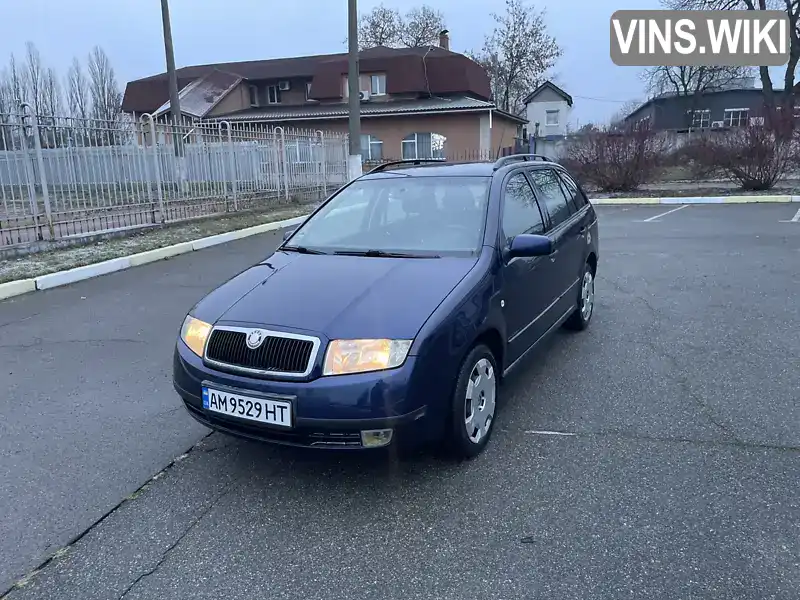 Універсал Skoda Fabia 2002 1.39 л. Ручна / Механіка обл. Київська, Київ - Фото 1/21