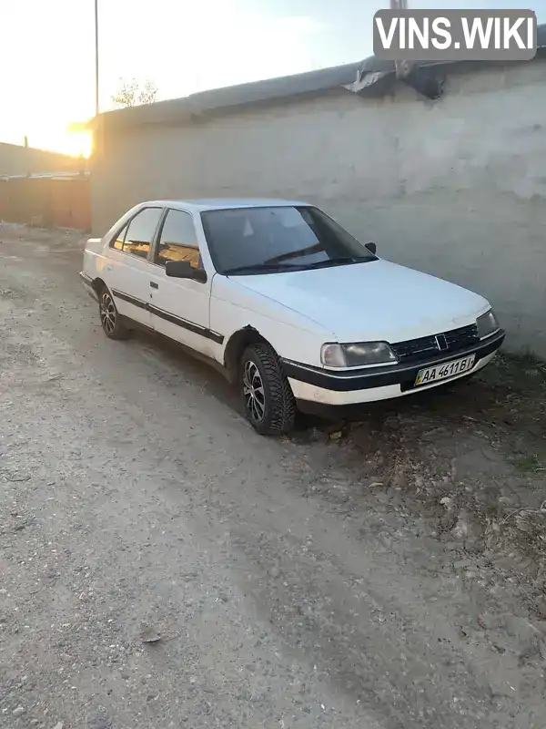 Седан Peugeot 405 1991 1.9 л. Ручная / Механика обл. Черкасская, Смела - Фото 1/5