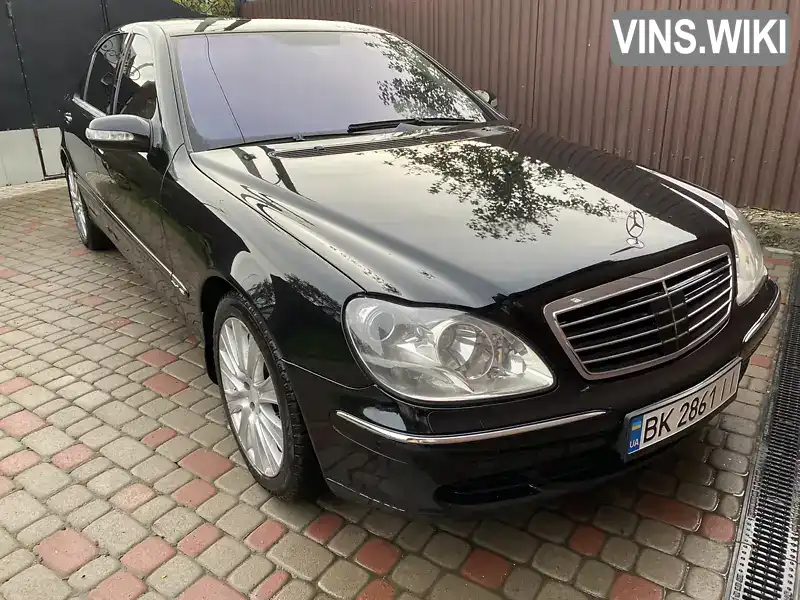 Седан Mercedes-Benz S-Class 2003 5.51 л. Автомат обл. Ровенская, Ровно - Фото 1/21