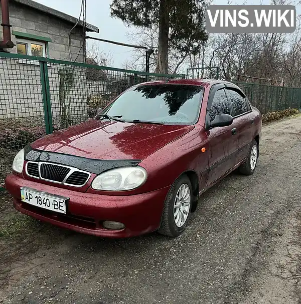 Седан Daewoo Sens 2005 1.3 л. обл. Запорізька, Запоріжжя - Фото 1/7