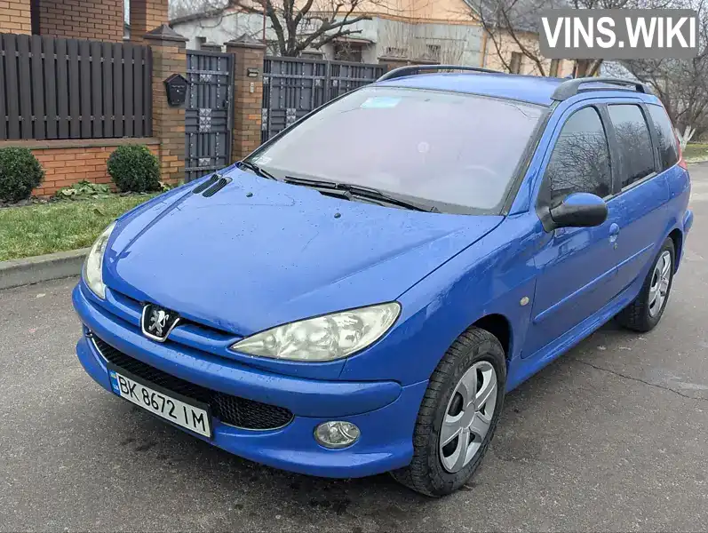 Универсал Peugeot 206 2004 1.6 л. Автомат обл. Ровенская, Ровно - Фото 1/20