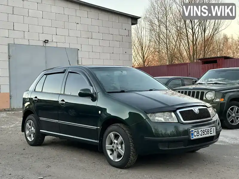 Хетчбек Skoda Fabia 2003 1.39 л. Ручна / Механіка обл. Чернігівська, Ніжин - Фото 1/14