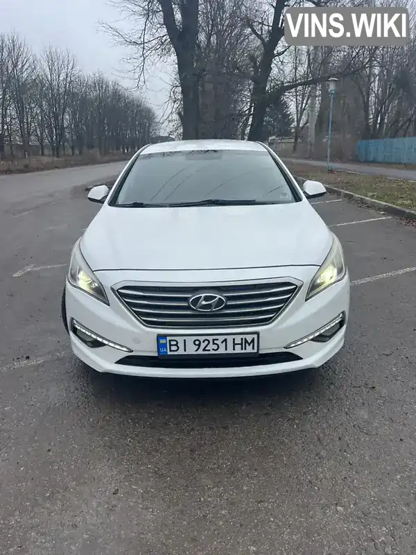 Седан Hyundai Sonata 2014 2 л. Автомат обл. Полтавська, Полтава - Фото 1/21