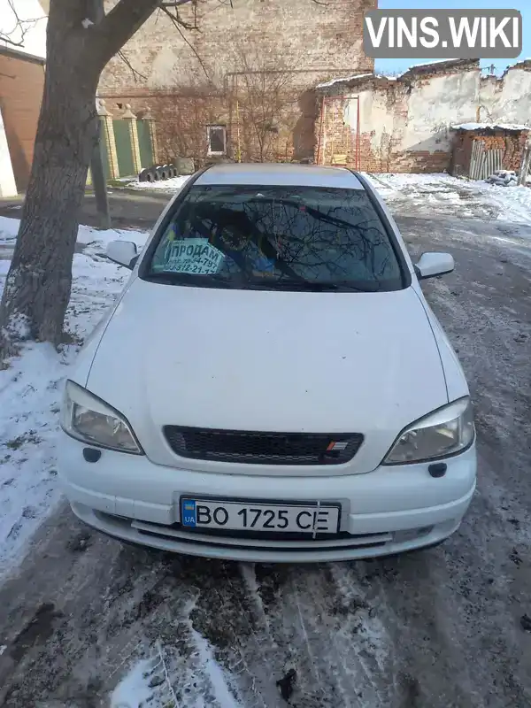 Хетчбек Opel Astra 2001 1.6 л. Ручна / Механіка обл. Тернопільська, Чортків - Фото 1/7