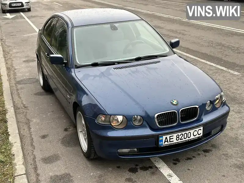 Купе BMW 3 Series 2002 2 л. Ручна / Механіка обл. Дніпропетровська, Дніпро (Дніпропетровськ) - Фото 1/21