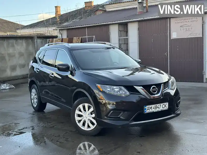 Позашляховик / Кросовер Nissan Rogue 2016 2.5 л. Автомат обл. Житомирська, Бердичів - Фото 1/17