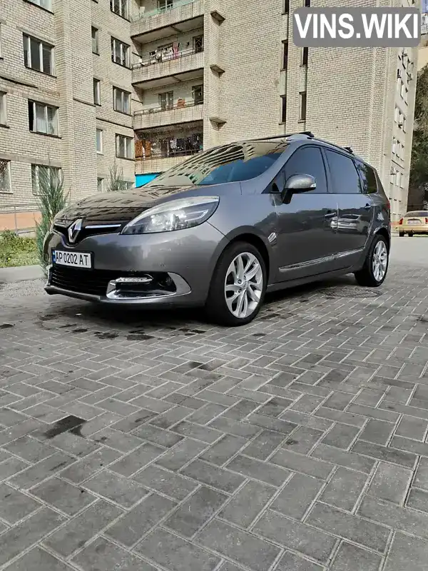 Мінівен Renault Grand Scenic 2014 1.6 л. обл. Запорізька, Запоріжжя - Фото 1/10