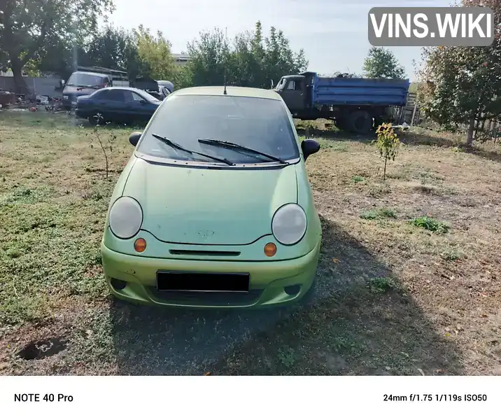 Хетчбек Daewoo Matiz 2007 0.8 л. Автомат обл. Київська, Біла Церква - Фото 1/3