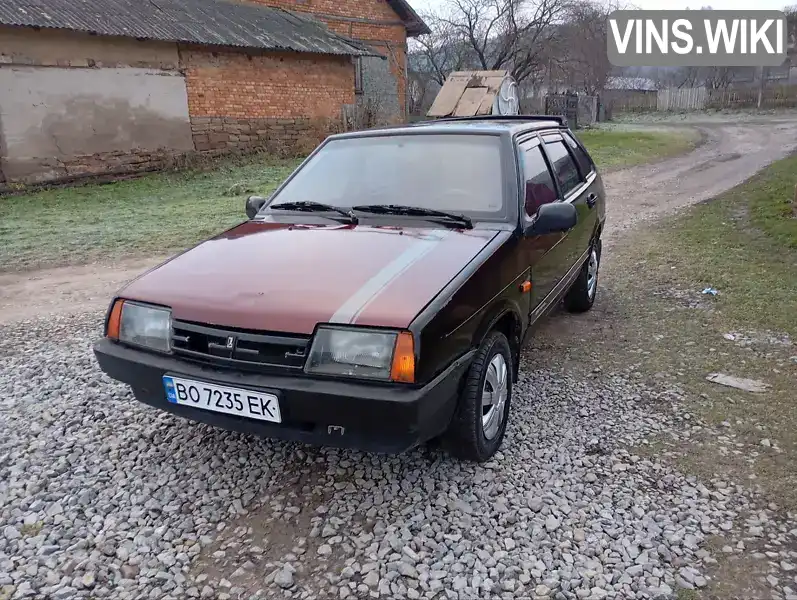 Хетчбек ВАЗ / Lada 2109 1992 1.5 л. Ручна / Механіка обл. Тернопільська, Теребовля - Фото 1/12