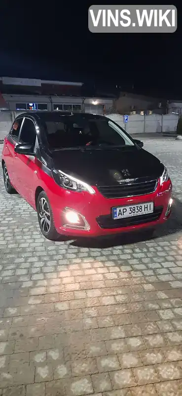 Хетчбек Peugeot 108 2018 1 л. Автомат обл. Запорізька, Запоріжжя - Фото 1/18