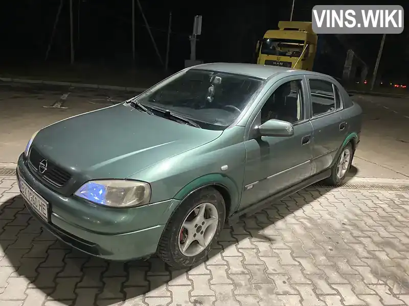 Хетчбек Opel Astra 1998 1.39 л. Ручна / Механіка обл. Чернівецька, Хотин - Фото 1/14