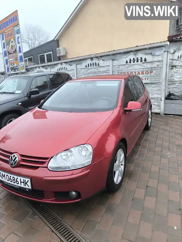 Хетчбек Volkswagen Golf 2007 1.6 л. Ручна / Механіка обл. Житомирська, Бердичів - Фото 1/21