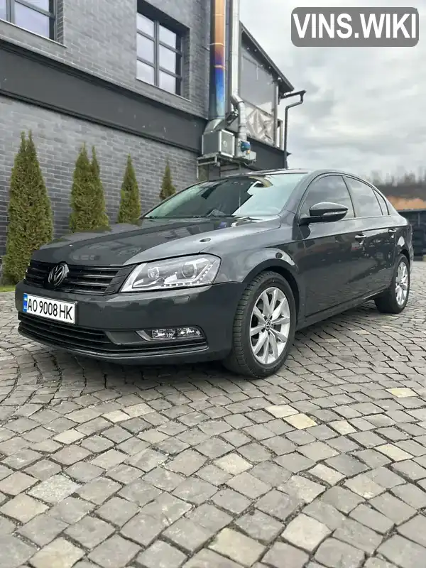 Седан Volkswagen Passat 2013 1.97 л. Автомат обл. Закарпатська, location.city.zarichchia - Фото 1/21