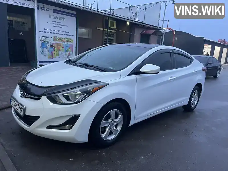 Седан Hyundai Elantra 2014 1.8 л. Автомат обл. Чернігівська, Прилуки - Фото 1/8