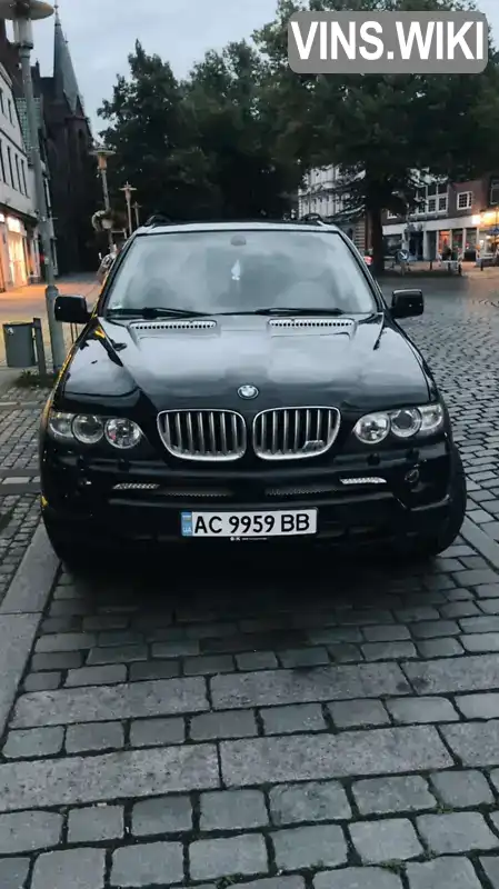 Позашляховик / Кросовер BMW X5 2003 3 л. Автомат обл. Волинська, Ковель - Фото 1/12