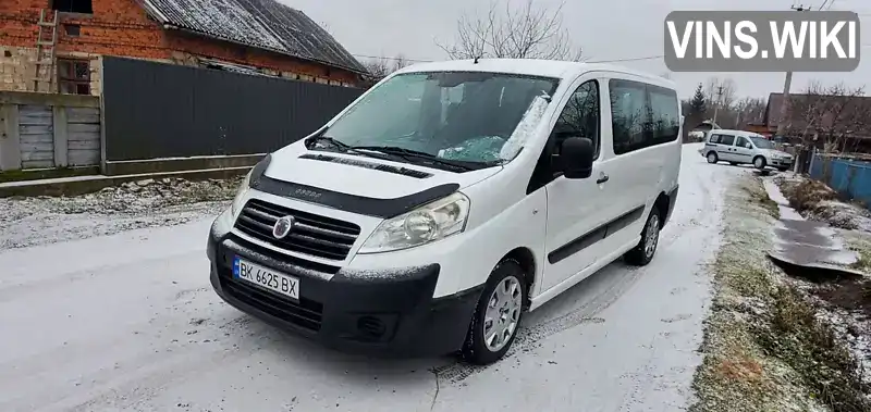 Мінівен Fiat Scudo 2008 2 л. Ручна / Механіка обл. Тернопільська, Тернопіль - Фото 1/18