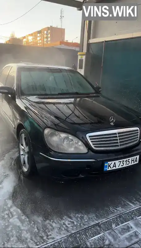 Седан Mercedes-Benz S-Class 2002 5.99 л. Автомат обл. Одеська, Одеса - Фото 1/6