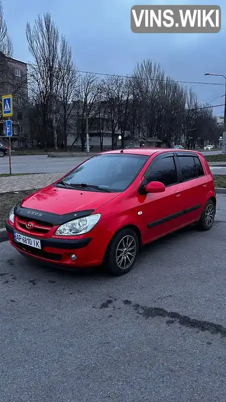 Хэтчбек Hyundai Getz 2007 1.4 л. Ручная / Механика обл. Запорожская, Запорожье - Фото 1/9