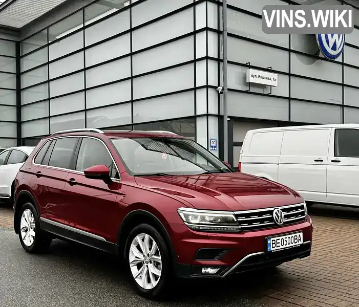 Позашляховик / Кросовер Volkswagen Tiguan 2017 1.98 л. Автомат обл. Київська, Київ - Фото 1/21