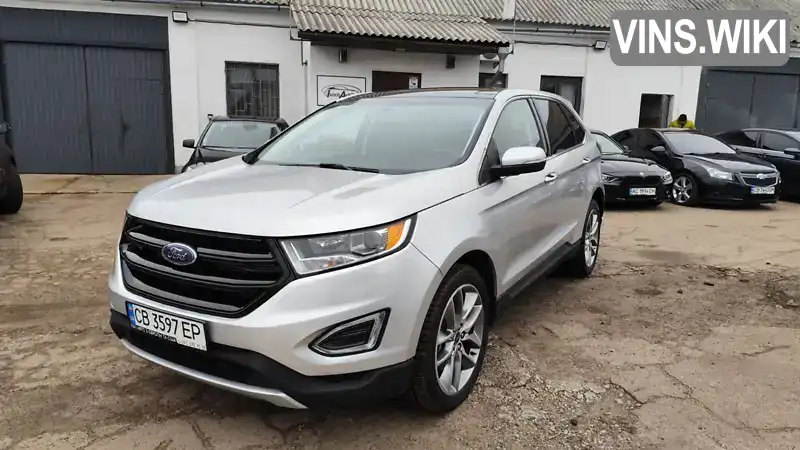 Позашляховик / Кросовер Ford Edge 2017 3.5 л. Автомат обл. Чернігівська, Чернігів - Фото 1/21