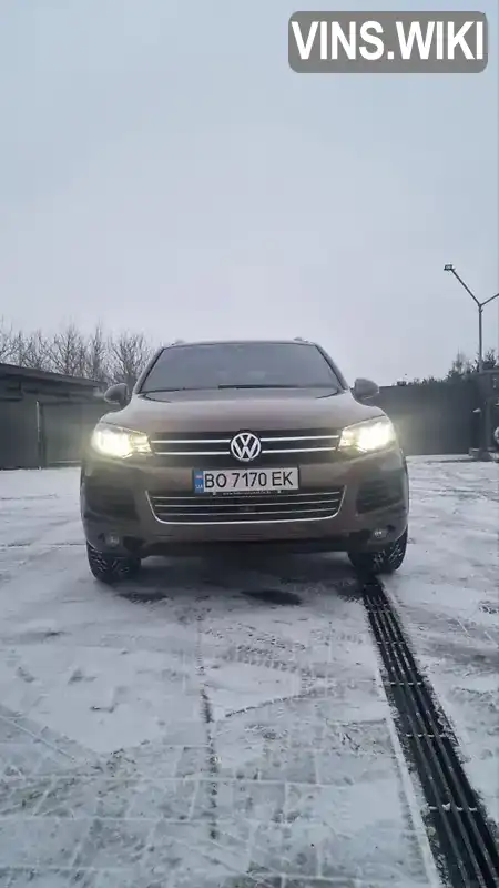 Позашляховик / Кросовер Volkswagen Touareg 2012 3 л. Автомат обл. Тернопільська, Тернопіль - Фото 1/21