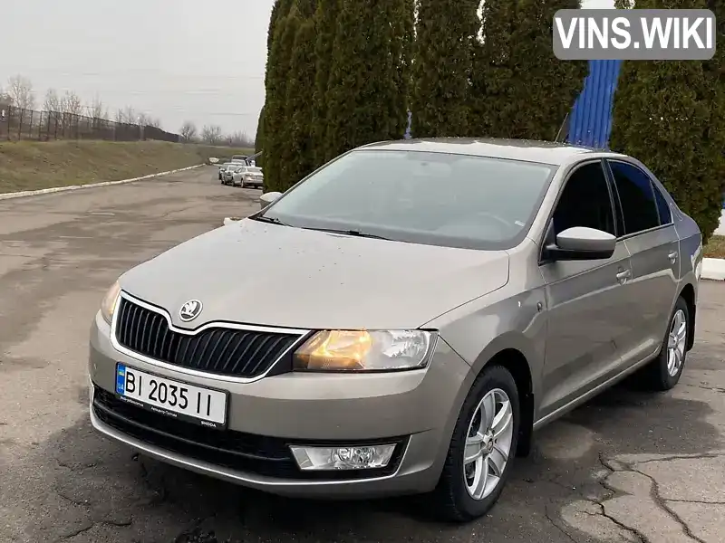 Ліфтбек Skoda Rapid 2013 1.6 л. Ручна / Механіка обл. Полтавська, Полтава - Фото 1/21