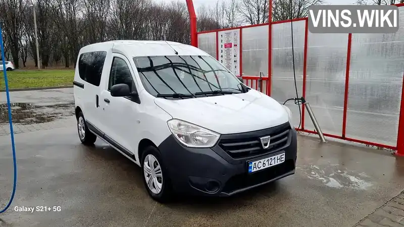 Мінівен Dacia Dokker 2013 1.6 л. Ручна / Механіка обл. Волинська, Луцьк - Фото 1/21