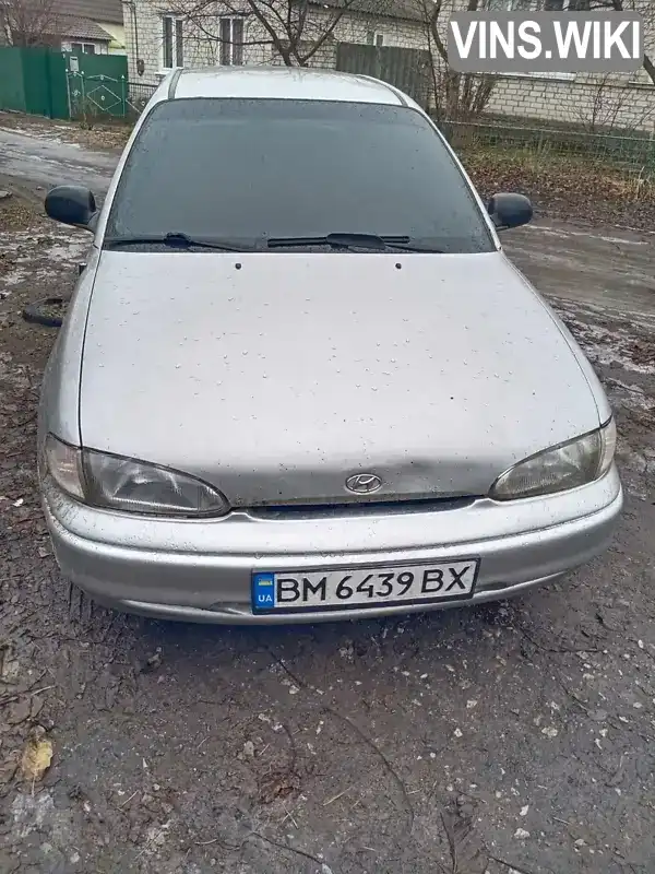 Седан Hyundai Accent 1998 1.34 л. Ручна / Механіка обл. Сумська, Конотоп - Фото 1/9