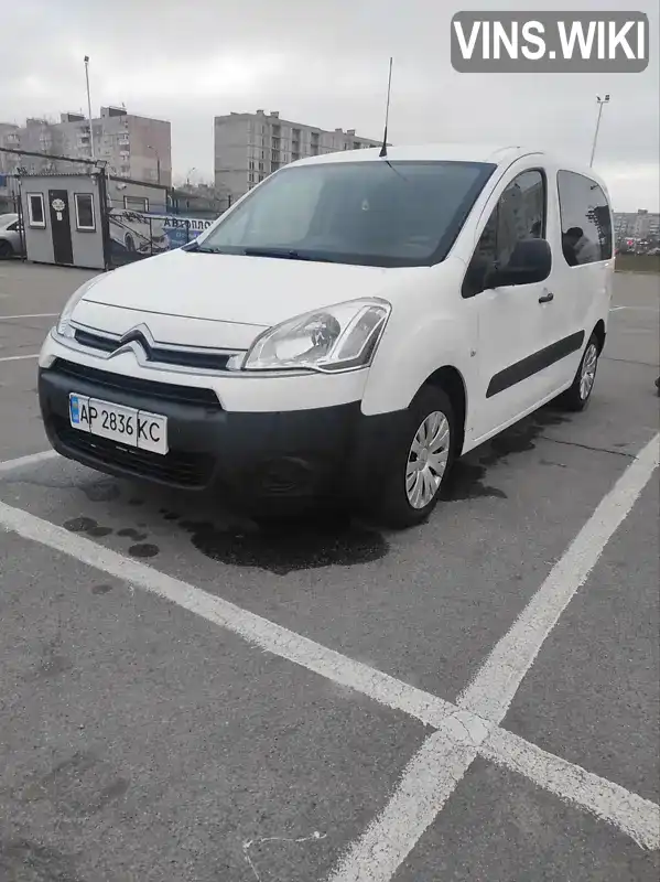 Мінівен Citroen Berlingo 2014 1.6 л. Ручна / Механіка обл. Запорізька, Запоріжжя - Фото 1/9