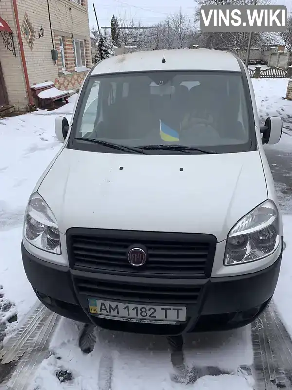 Мінівен Fiat Doblo 2008 1.6 л. Ручна / Механіка обл. Житомирська, Любар - Фото 1/7