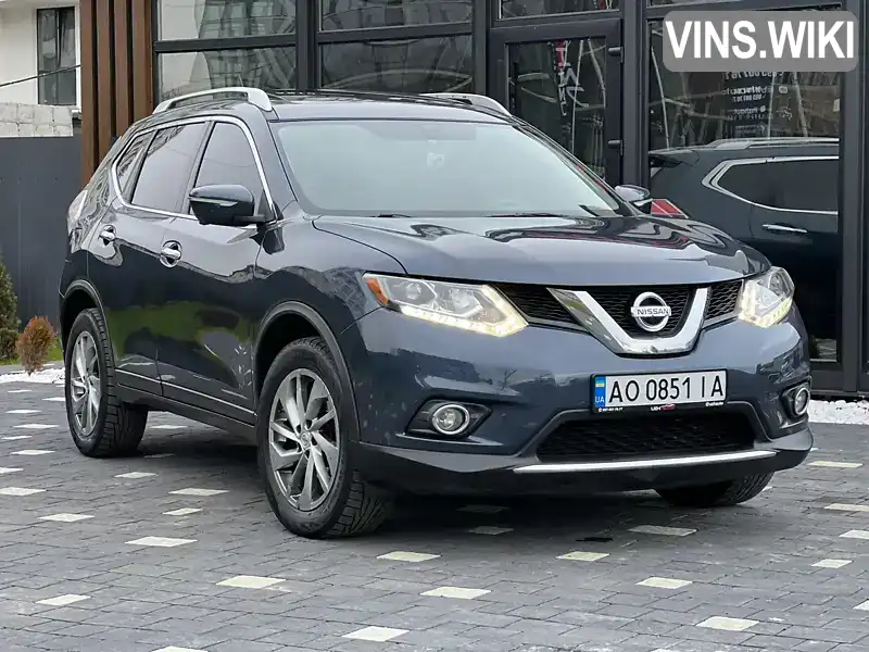 Позашляховик / Кросовер Nissan Rogue 2014 2.5 л. Варіатор обл. Закарпатська, Ужгород - Фото 1/21