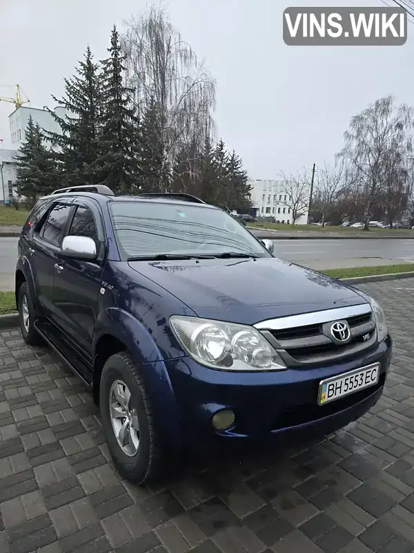 Позашляховик / Кросовер Toyota Fortuner 2007 4 л. обл. Одеська, Одеса - Фото 1/21