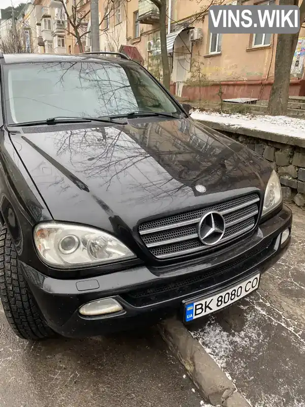 Позашляховик / Кросовер Mercedes-Benz M-Class 2003 5 л. Автомат обл. Рівненська, Рівне - Фото 1/5