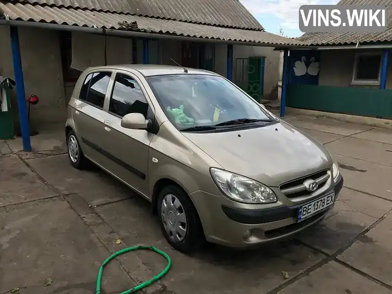 Хетчбек Hyundai Getz 2008 1.4 л. Ручна / Механіка обл. Миколаївська, Первомайськ - Фото 1/10