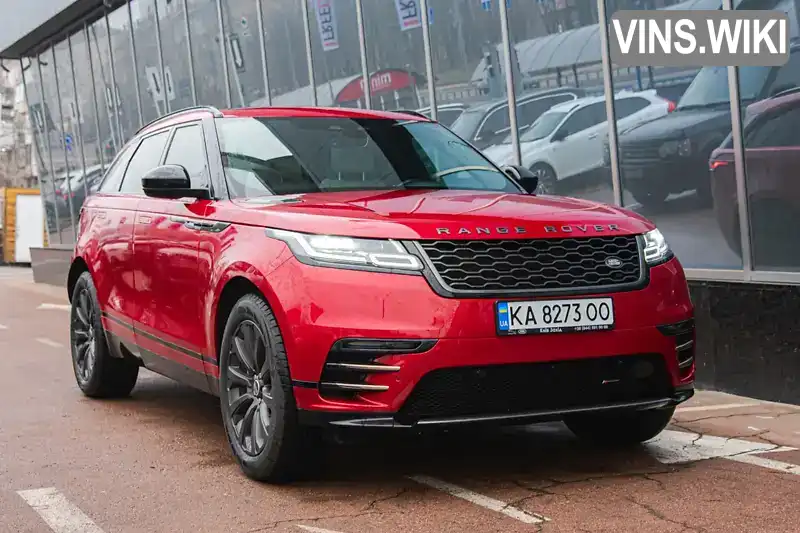 Позашляховик / Кросовер Land Rover Range Rover Velar 2021 2 л. Автомат обл. Київська, Бровари - Фото 1/21