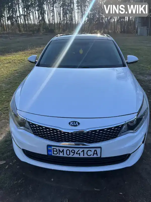 Седан Kia Optima 2016 2.4 л. Автомат обл. Сумська, Ромни - Фото 1/21