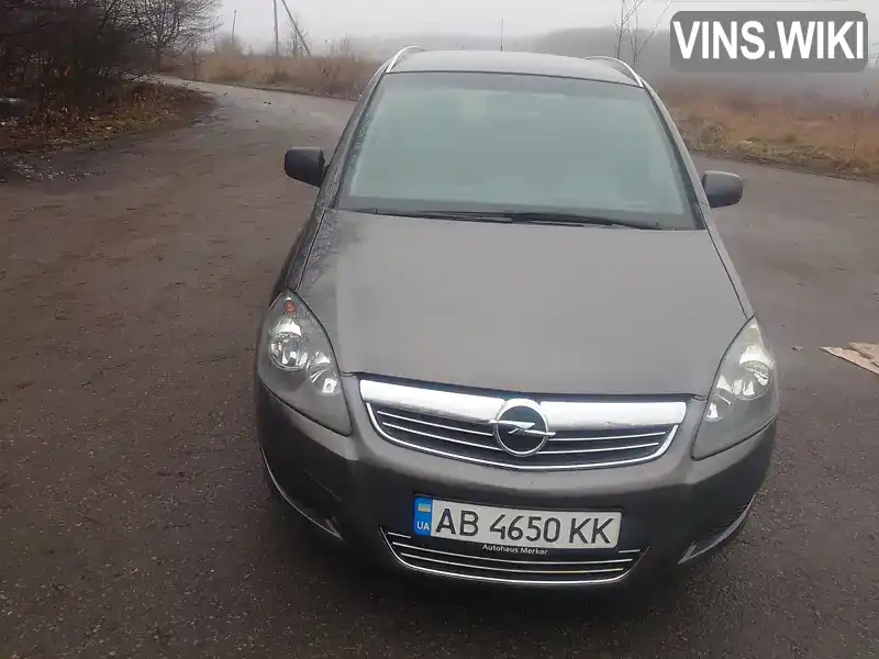 W0L0AHM75C2011320 Opel Zafira 2011 Мінівен 1.6 л. Фото 1