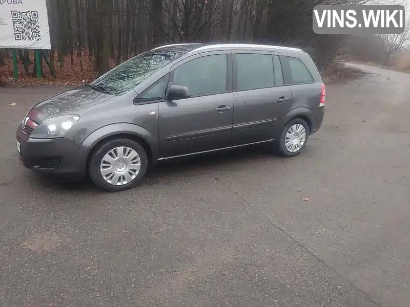 W0L0AHM75C2011320 Opel Zafira 2011 Мінівен 1.6 л. Фото 2