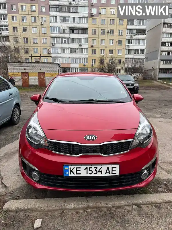 Седан Kia Rio 2017 1.4 л. Автомат обл. Дніпропетровська, Дніпро (Дніпропетровськ) - Фото 1/21