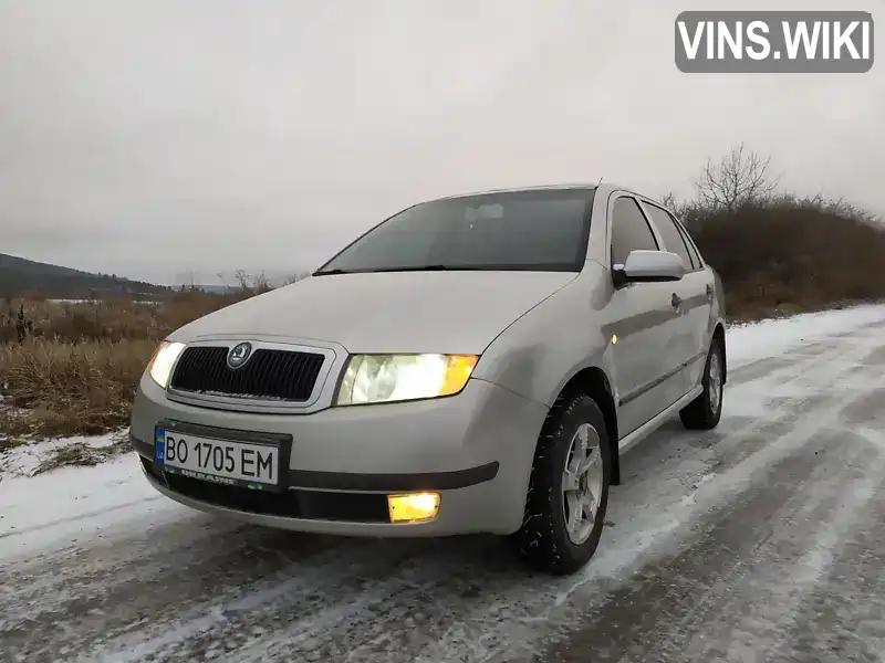 Седан Skoda Fabia 2002 1.4 л. Ручна / Механіка обл. Тернопільська, Тернопіль - Фото 1/13